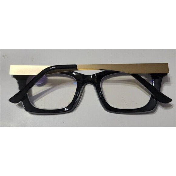 EyeKepper Black Nerd 1.5 Cat Eye Thick Reading Nerd Glasses 113235 - Picture 2 of 3